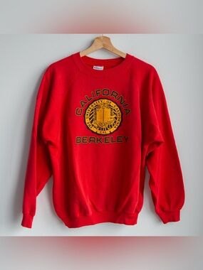 Vintage California Berkeley Hanes Raglan Sweatshirt XL